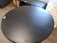 Ronde eetkamertafel,, zwart - afbeelding 3 van  3