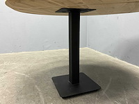 Ronde eiken eetkamertafel 120 cm - afbeelding 4 van  4