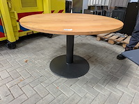 Ronde eiken tafel - afbeelding 2 van  6