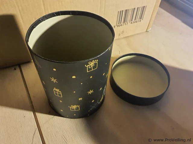 Ronde geschenkdoosjes (leeg) - afbeelding 2 van  3