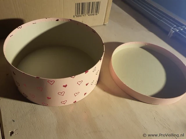 Ronde geschenkdoosjes (leeg) - afbeelding 3 van  3