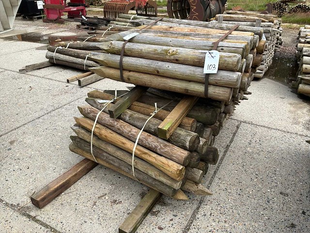 Ronde palen 1000xø120-80mm (140x) - afbeelding 2 van  7