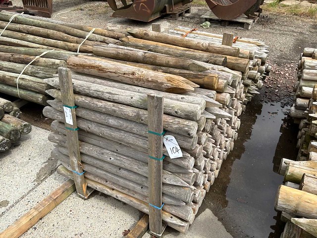 Ronde palen 1000x90-60mm (190x) - afbeelding 2 van  6
