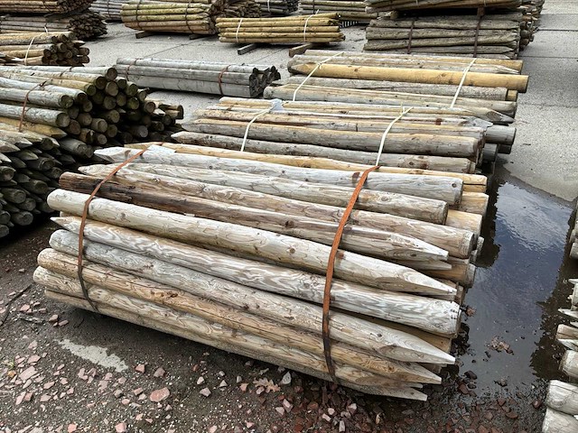 Ronde palen 1600xø100-80mm (180x) - afbeelding 3 van  7