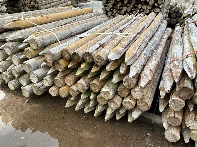 Ronde palen 1600xø100-80mm (180x) - afbeelding 6 van  7