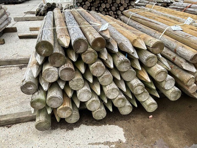 Ronde palen 1600xø100-80mm (180x) - afbeelding 7 van  7