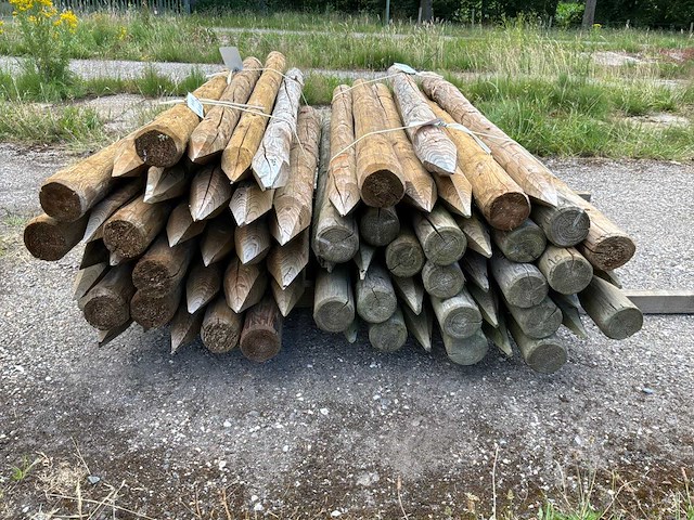 Ronde palen 1800xø100-80mm (60x) - afbeelding 5 van  5