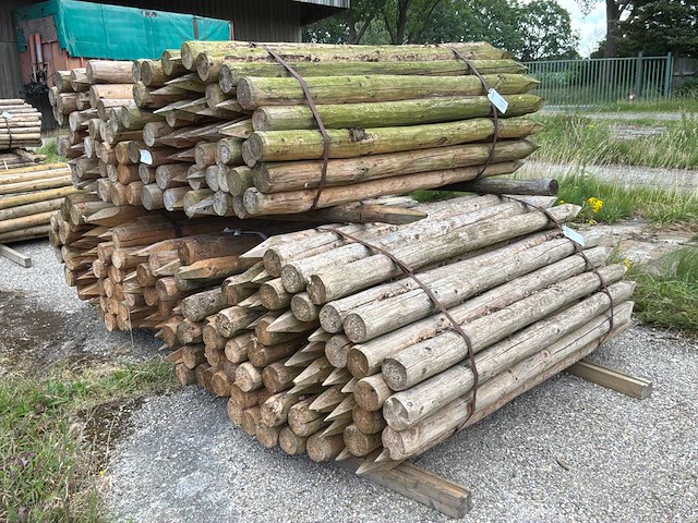 Ronde palen 1800xø100mm (275x) - afbeelding 1 van  5