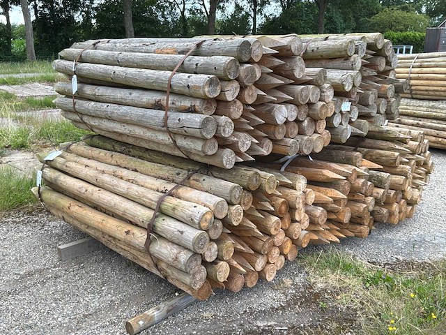 Ronde palen 1800xø100mm (275x) - afbeelding 3 van  5