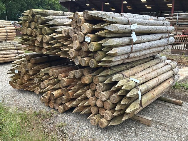 Ronde palen 1800xø100mm (275x) - afbeelding 4 van  5