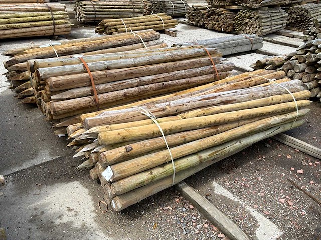 Ronde palen 2000xø100-70mm (150x) - afbeelding 4 van  7