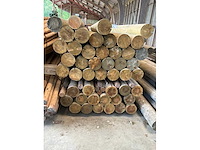 Ronde palen 2000xø155mm (47x) - afbeelding 2 van  4