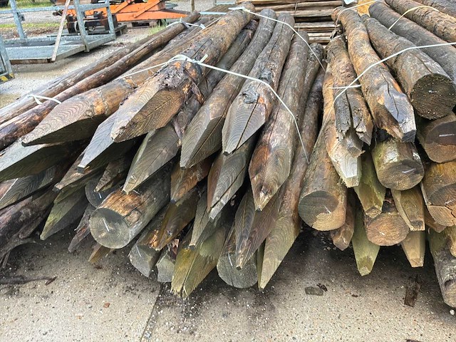 Ronde palen 2500x110-130mm (69x) - afbeelding 4 van  5