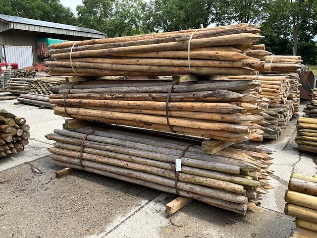 Ronde palen 2500xø80-60mm (190x) - afbeelding 2 van  6