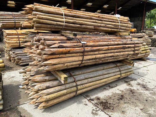 Ronde palen 2500xø80-60mm (190x) - afbeelding 3 van  6