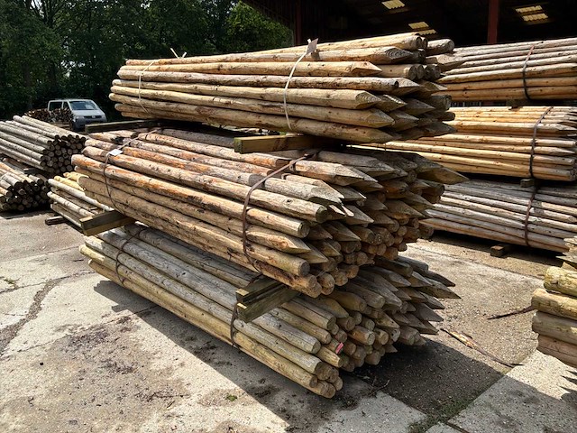 Ronde palen 2500xø80-60mm (190x) - afbeelding 4 van  6