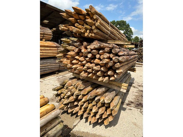 Ronde palen 2500xø80-60mm (190x) - afbeelding 6 van  6