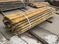 Ronde palen 2500xø90-60mm (47x) - afbeelding 1 van  5