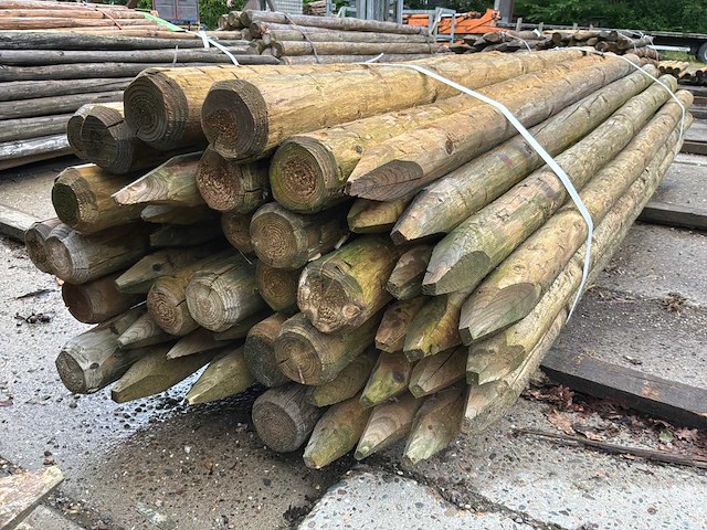 Ronde palen 2500xø90-60mm (47x) - afbeelding 5 van  5