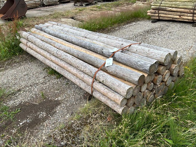 Ronde palen 3000xø110-120mm (33x) - afbeelding 2 van  4