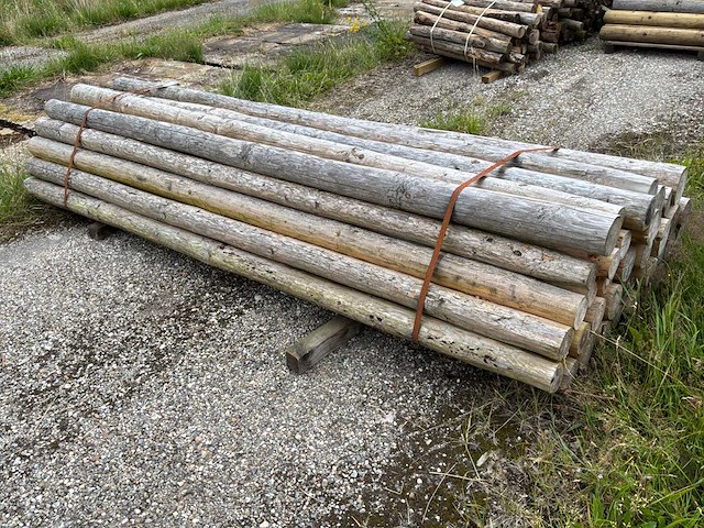 Ronde palen 3000xø110-120mm (33x) - afbeelding 3 van  4