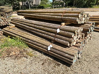 Ronde palen 4000x100-80mm (145x) - afbeelding 3 van  4