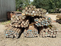 Ronde palen 4000x100-80mm (145x) - afbeelding 4 van  4