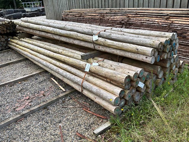 Ronde palen 5000x110-80mm (75x) - afbeelding 2 van  4