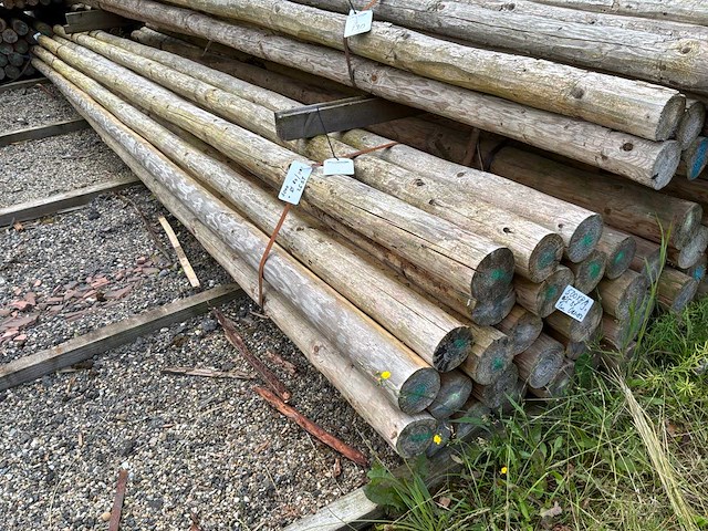 Ronde palen 5000x110-80mm (75x) - afbeelding 3 van  4