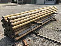 Ronde palen 5000x90-80mm (45x) - afbeelding 1 van  5
