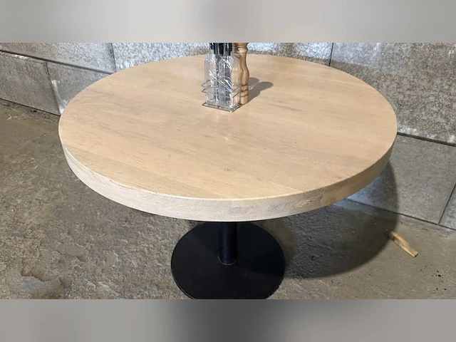 Ronde restauranttafel ø 100 cm (2x) - afbeelding 2 van  7