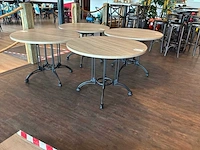 Ronde restauranttafel (4x) - afbeelding 3 van  4