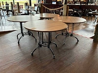 Ronde restauranttafel (4x)