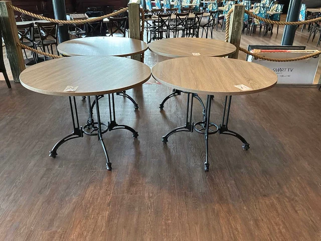 Ronde restauranttafel (4x) - afbeelding 2 van  4