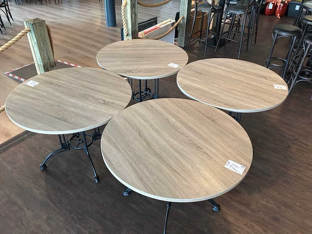 Ronde restauranttafel (4x) - afbeelding 4 van  4