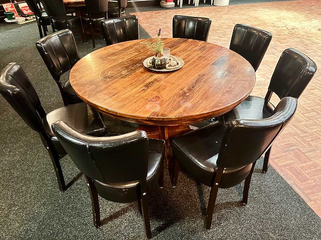 Ronde restauranttafel - afbeelding 1 van  4