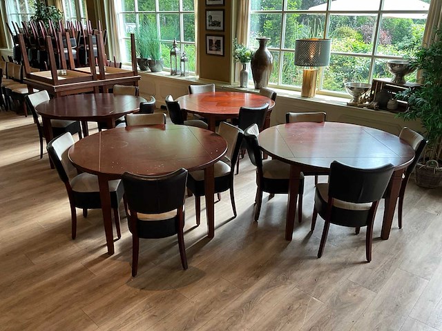 Ronde restauranttafels (4x) - afbeelding 7 van  9