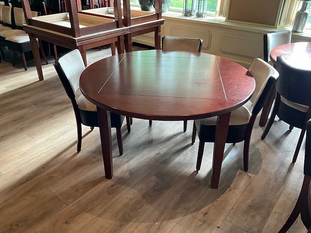 Ronde restauranttafels (4x) - afbeelding 8 van  9