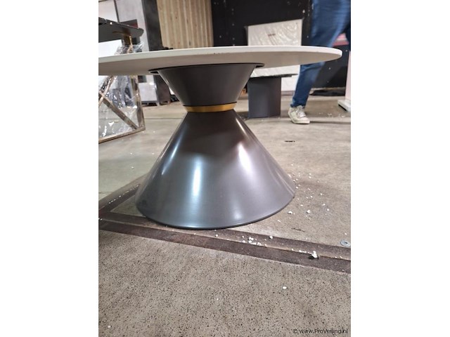 Ronde salontafel - diameter ca. 75 cm; hoogte ca. 40 cm - afbeelding 3 van  5