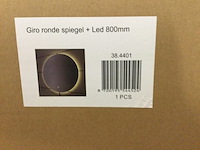 Ronde spiegel dorsnee 80 cm + led wb, 38.4401 - afbeelding 3 van  3