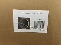 Ronde spiegel dorsnee 80 cm + led wb, 38.4401 - afbeelding 3 van  3
