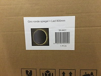 Ronde spiegel dorsnee 80 cm + led wb, 38.4401 - afbeelding 3 van  3