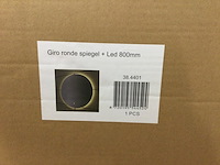 Ronde spiegel dorsnee 80 cm + led wb, 38.4401 - afbeelding 3 van  3