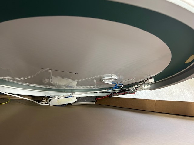 Ronde spiegel met led verlichting 100cm, baderie, spr 1000 led v - afbeelding 3 van  3