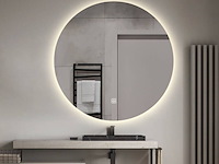 Ronde spiegel met led verlichting 120 cm saniclear - afbeelding 1 van  5