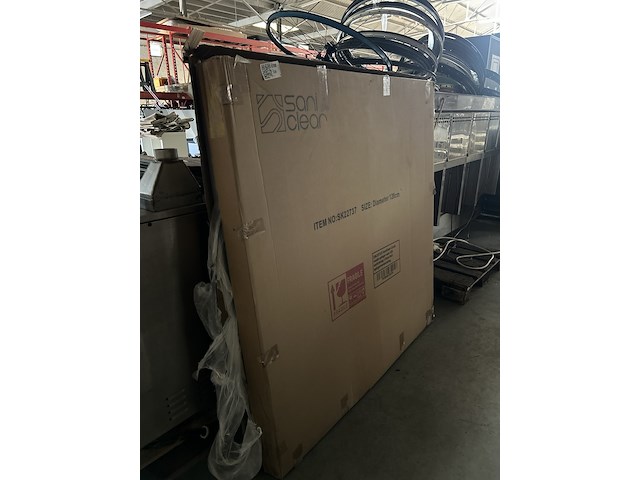 Ronde spiegel met led verlichting 120 cm saniclear - afbeelding 2 van  5
