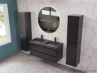 Ronde spiegel met led verlichting & bluetooth - ø80 cm - afbeelding 11 van  12