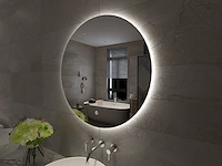 Ronde spiegel met led-verlichting xellanz (wiesbaden), badkamerspiegel - afbeelding 2 van  6