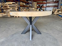 Ronde suar boomstam tafel - afbeelding 2 van  4