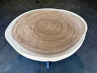 Ronde suar boomstam tafel - afbeelding 3 van  4